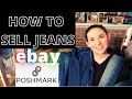 Jeans: How to make thousands selling them on ebay & poshmark