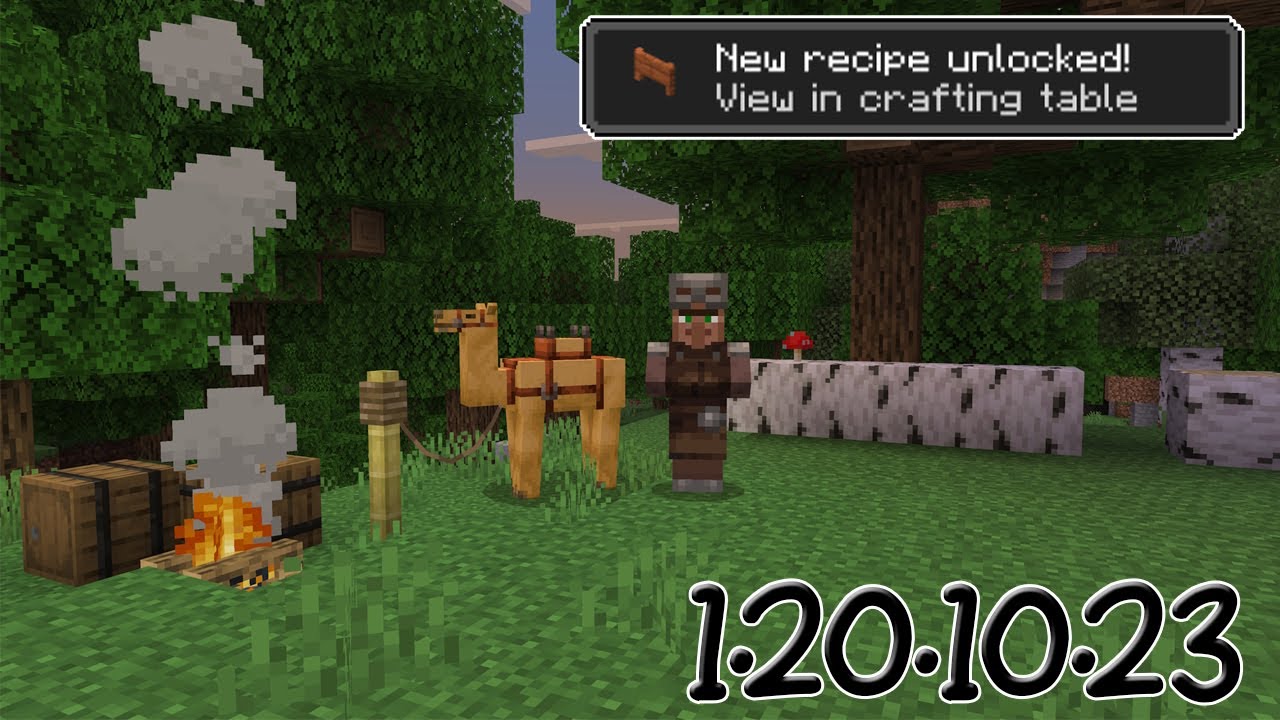 Minecraft Java Recipes Notification Minecraft Bedrock Preview 1.20.10.23 | CRAWLING Changes + Recipe ...