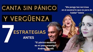 CANTA SIN PÁNICO Y VERGÜENZA | Pánico Escénico 2 | Dra. Voz Vocal Coach