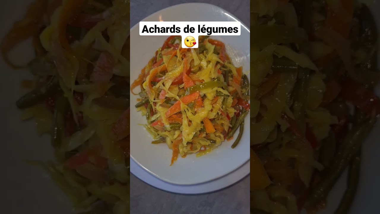 achards de légumes