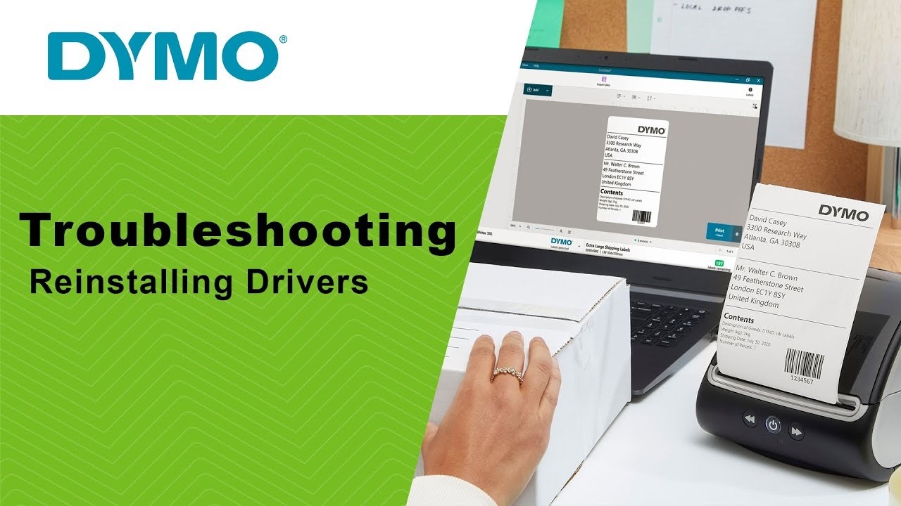 DYMO LabelWriter 550 says labels are not recognized