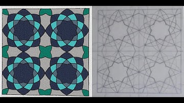 Fourfold/Eightfold with ruler and compass- Pattern#2