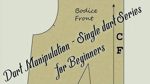 Dart Manipulation - single dart Series - slash & spread Technique in malayalam