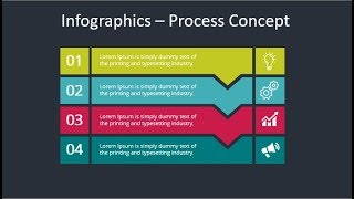 powerpoint presentation powerpoint infographics proccess concept  l  فهوم العملية