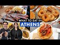 TOP 10 RESTAURANTS in ATHENS | Greek Food Guide