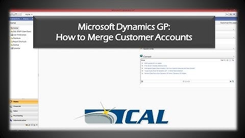 How to Merge Customer Accounts in Microsoft Dynamics GP