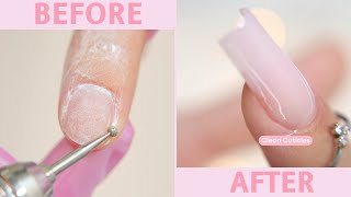 How to Prep Nails PERFECT Cuticles, NO Lifting!