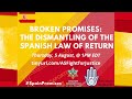 Broken Promises: The Dismantling of the Spanish Law of Return