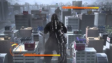 GODZILLA 2014 PS4 versus mode : Godzilla (Rings) vs. Godzilla 90