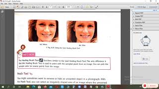 Class 8th Ch-6 (More on Photoshop) Part-2 Retouching Tools [10 Dec 2020]