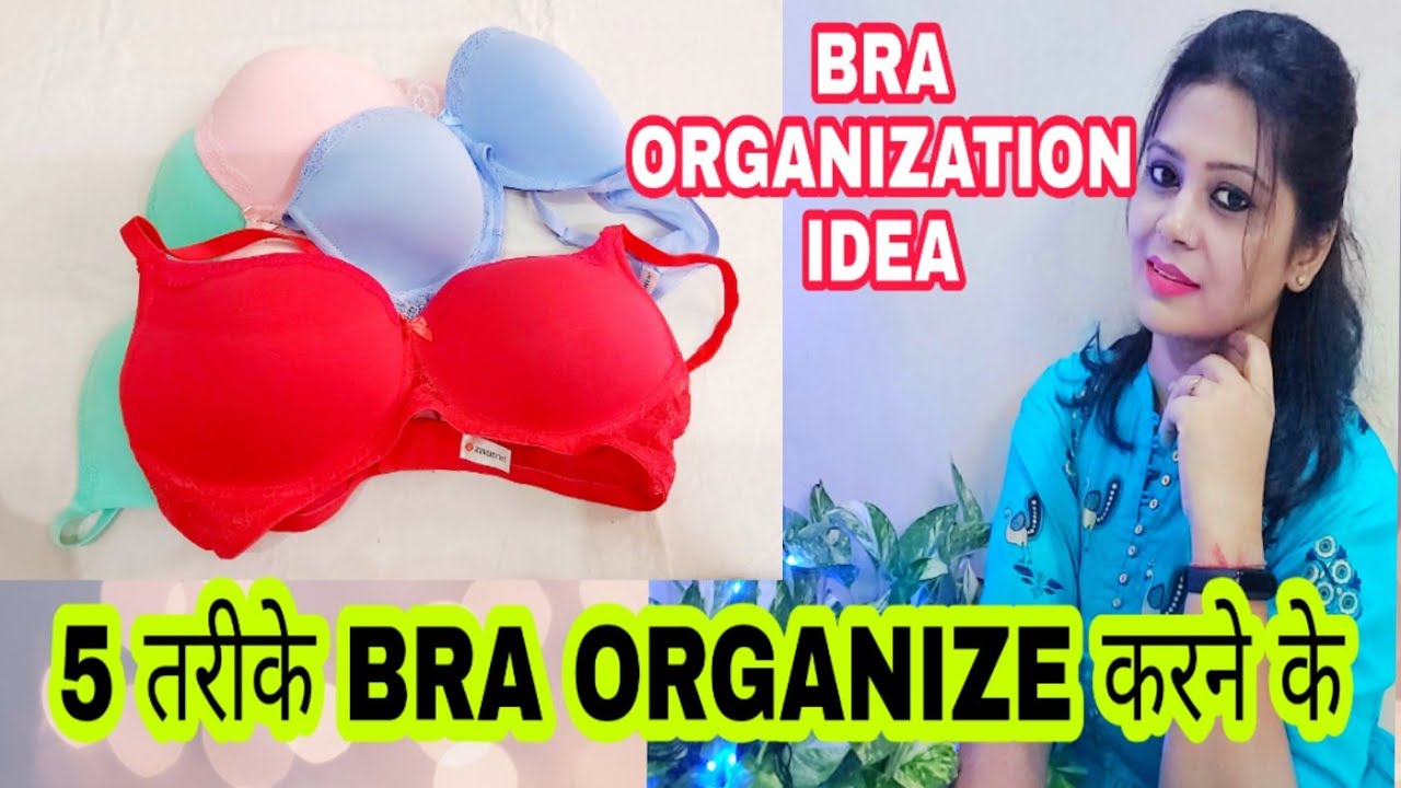 Bra Organization Idea, Bra Hacks, DIY Organization Idea for home, Organization Hacks
