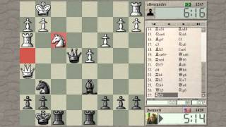 Blitz chess with live commentary #303: King's pawn opening
