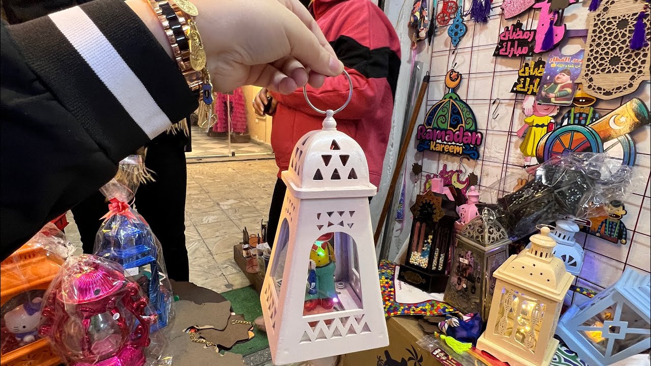 فوانيس وزينه وشنط ومفارش رمضان من مكان جديد واسعار عل قد الايد بتبتدى من 5 جنيه❤️مع وفاء محمد