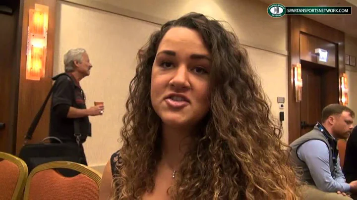 Jasmine Hines Big Ten Basketball Media Day 2015