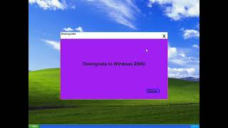 The Computer got Downgraded Again...