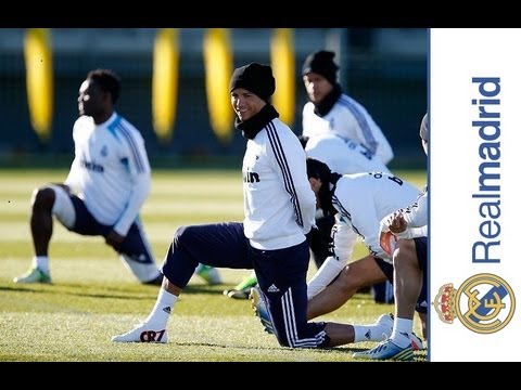 Real Madrid completed their penultimate training session before hosting Real Sociedad