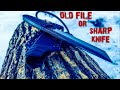 Making a knife from Old File