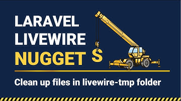 How to delete files inside "livewire-tmp" folder | Laravel Livewire Nuggets