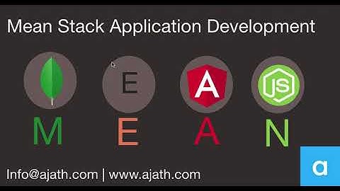 Mean stack development video