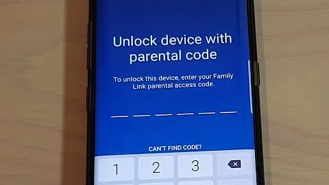 How to Unlock Android Device Parental Code From Family Link Access Code