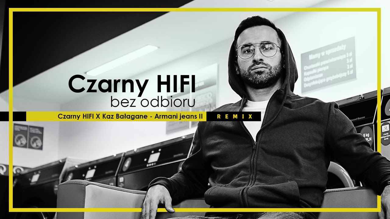 Czarny HIFI x Kaz Bałagane - Armani Jeans RMX