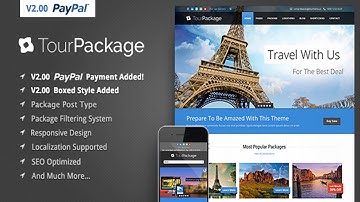 Tour Package - Wordpress Travel/Tour Theme | Themeforest Website Templates and Themes