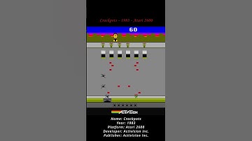 Crackpots - 1983 - Atari 2600 ( Atari VCS ) ( Shorts ) #game #atari #atari2600 #atarivcs #retrogames