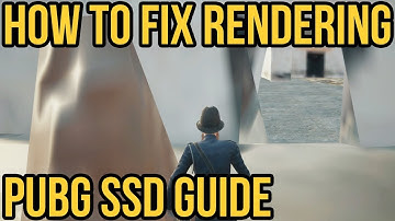 PUBG XBOX ONE: HOW TO FIX RENDERING - SSD vs HDD