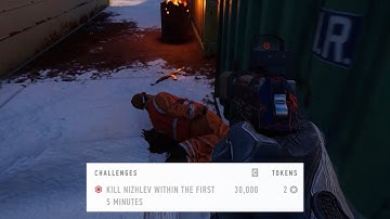 CHALLENGES - CHALLENGES - Kill Nizhlev within the first 5 minutes | Sniper Ghost Warrior Contracts