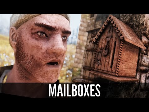 Skyrim Mods: Skald's Mail - A Courier Alternative | Mailboxes!