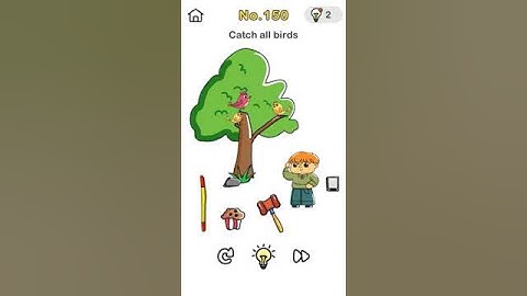 Brain out / level 150 / Catch all birds