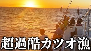 [Tough] We got up close and personal with the island's only bonito fishing boat and saw a huge catch