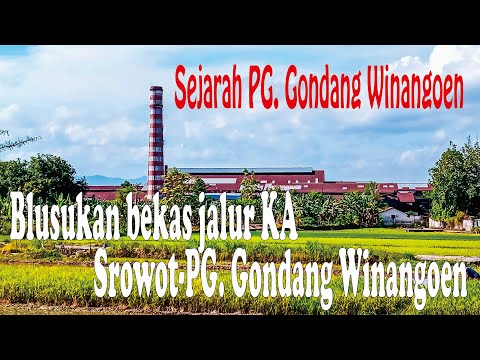 Menelusuri bekas  jalur KA nonaktif Srowot-PG. Gondang Winangoen - Sejarah PG. Gondang Winagoen/Baru