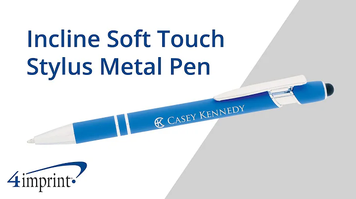 Incline Soft Touch Stylus Metal Pen from 4imprint