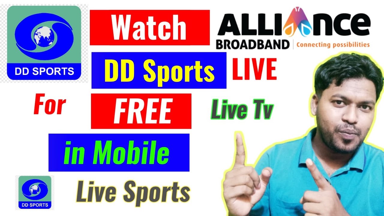 Watch DD Sports Live with Alliance Broadband DD Sports Ind vs Wi T20 Match liveTechinHindi