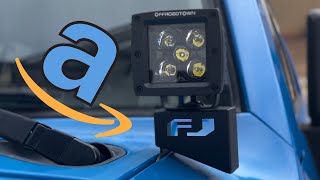FJ Cruiser Ditch Light Installation  Amazon Bracket