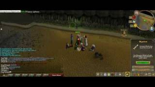 Axhead555 (King Axhead) getting 99 Attack + Skillcape