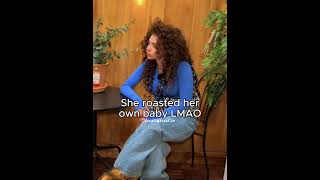 Famous ROASTED HER OWN BABY!? 😂 #shorts Wealth