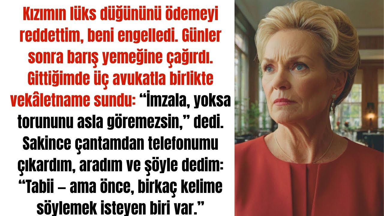 Kızımın Tehdidine Karşı Sessizce Telefonumu Çıkardım ve Dedim ki..