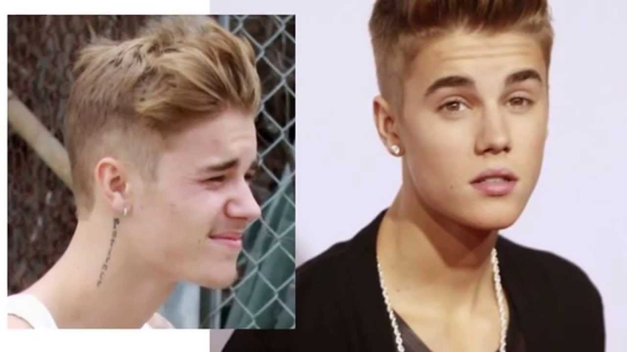  Gaya  Rambut  Justin  Bieber  Dulu foto candid kekinian