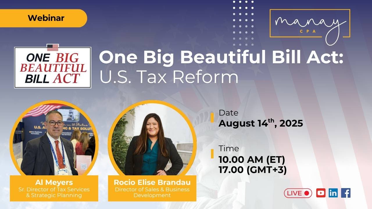 One Big Beautiful Bill Act (OBBBA): U.S Tax Reform | Webinar - YouTube