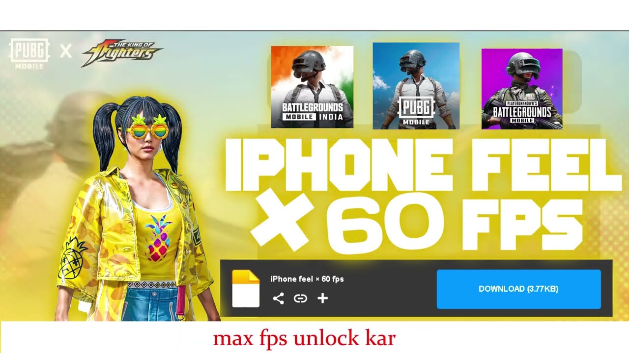 iPhone Feel ✗ 60 FPS Super Smooth Config 🔥 BGMI PUBG {4.2}