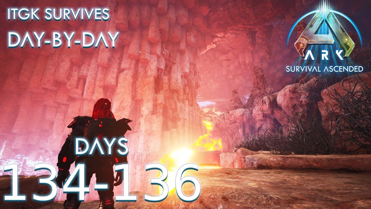 GAMMA TEK CAVE / GAMMA ASCENSION... ARK: The Island Days 134-136 [Day-by-Day]