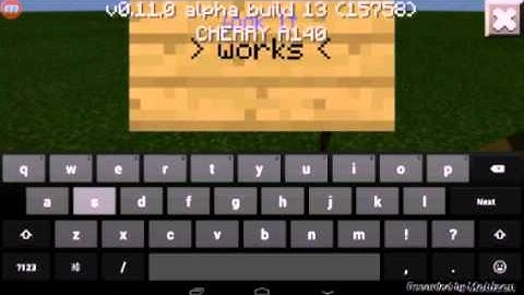 HOW TO CHANGE TEXT COLOR IN MCPE 0.11.0 B13