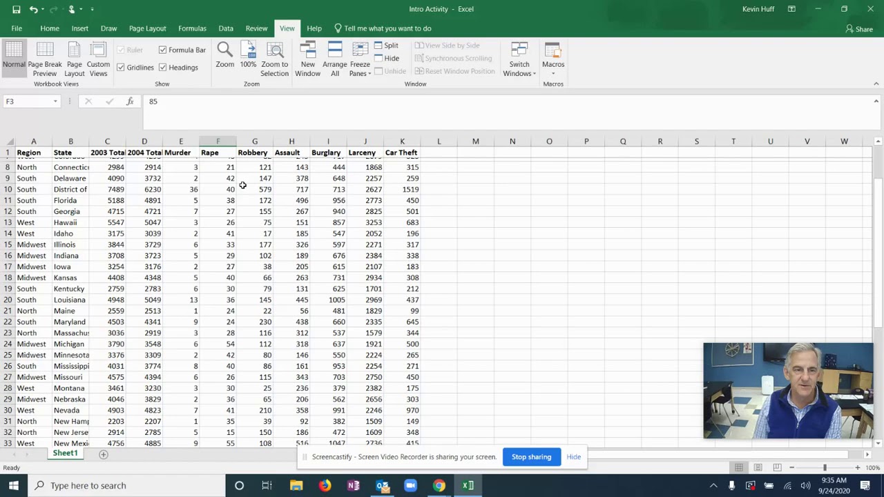 2.2A Excel Intro - Part I - YouTube
