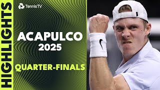 Shapovalov Faces Giron; Goffin & Nakashima Clash | Acapulco 2025 Quarter-Final Highlights