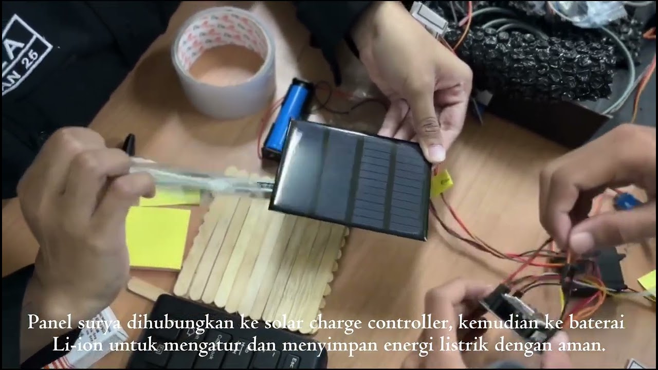 Solar Tracker Dual Axis Berbasis ESP32 | Panel Surya 12 Watt Lebih Efisien