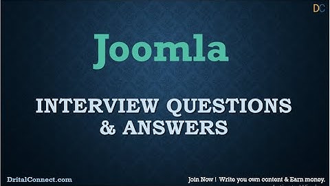 Joomla Interview Questions and Answers