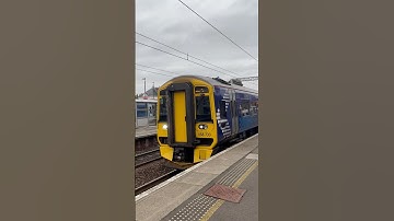 Scotrail class 158 arrives at Dunblane (158733) #class158 #scotrail