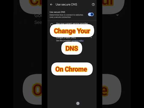 How to Change Secure DNS on Chrome 🔒🌐 | Enhance Your Browsing Security! #Shorts #ytshorts #tech